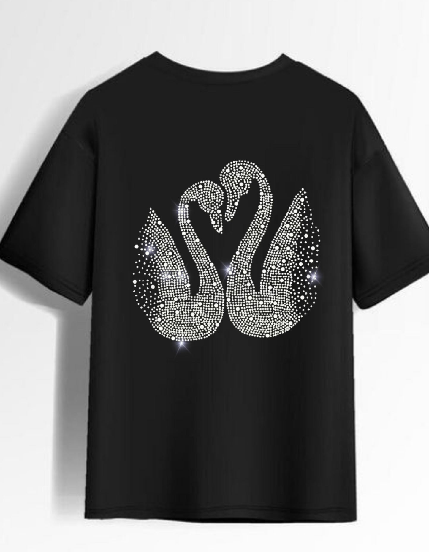 Grace Swan – Diamond Stone Drop-Shoulder Shirt
