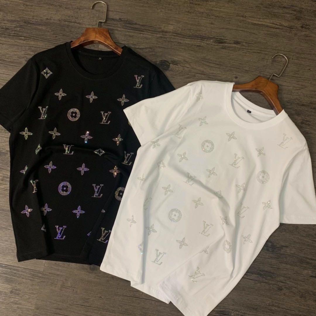 Luxury Diamond LV-Inspired T-Shirt