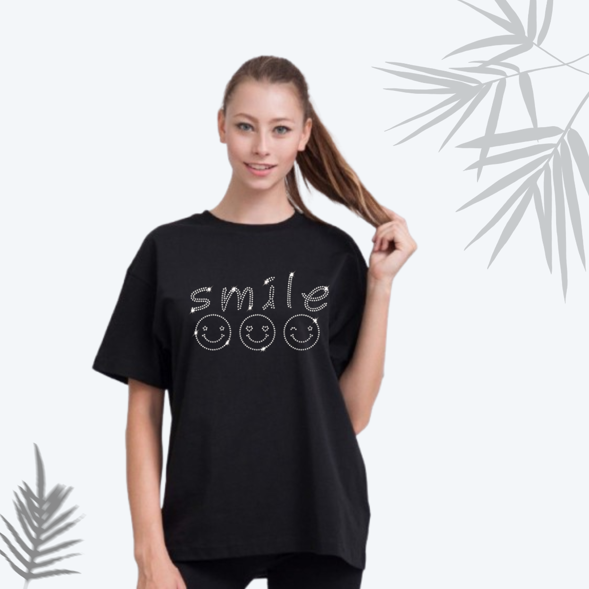 Smiley Faces Diamond Tees