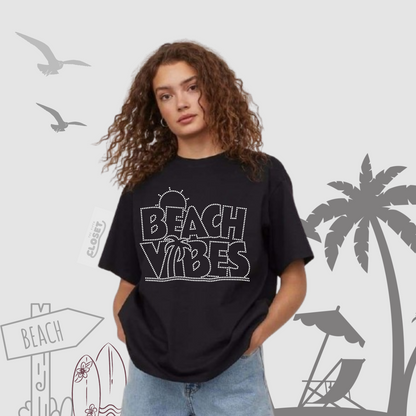 Beach Day Diamond Tee