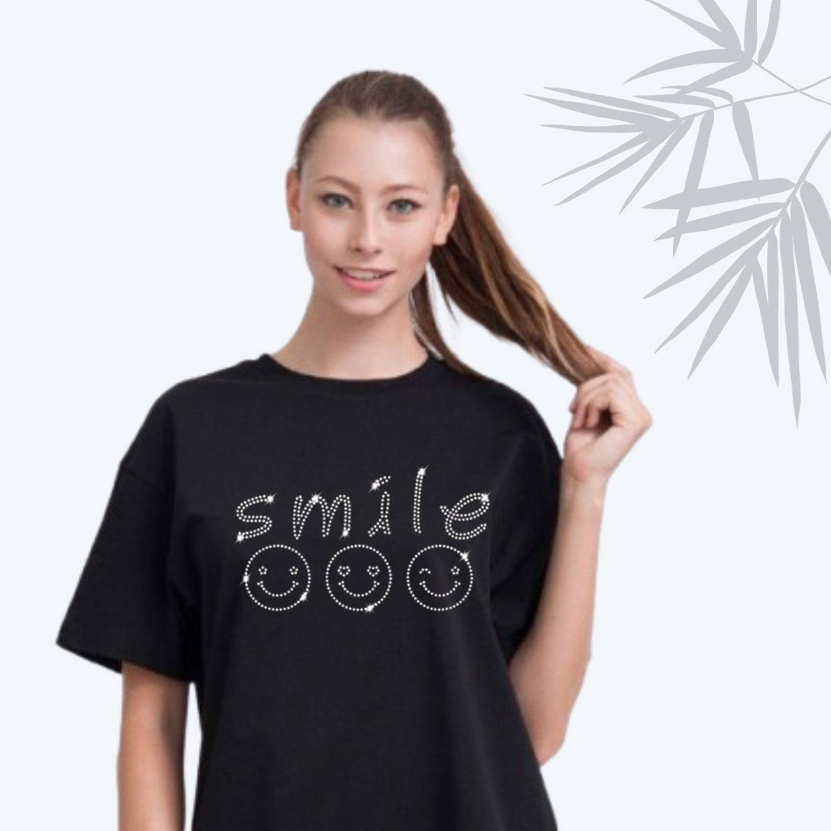 Smiley Faces Diamond Tees