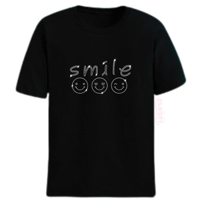 Smiley Faces Diamond Tees