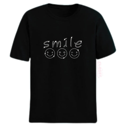 Smiley Faces Diamond Tees